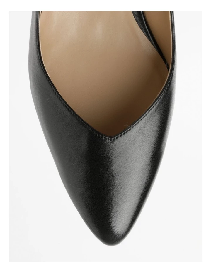 Naturalizer Mali Black Leather Block Heel Shoes 2 Naturalizer Mali Black Leather Block Heel Shoes - Image 2