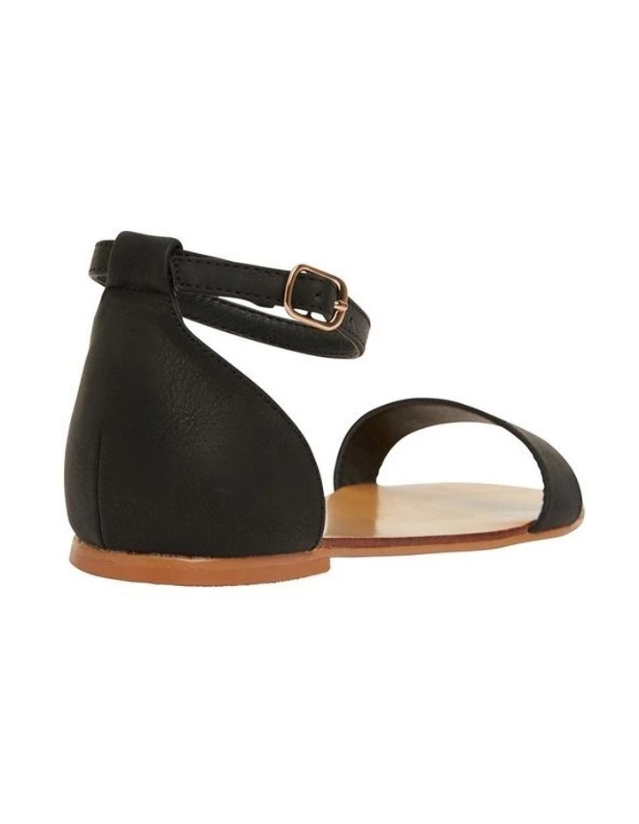 Ravella Babco Black Smooth Sandal 4 Ravella Babco Black Smooth Sandal - Image 4
