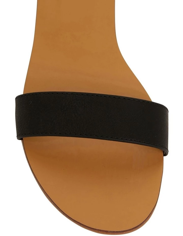 Ravella Babco Black Smooth Sandal 6 Ravella Babco Black Smooth Sandal - Image 6