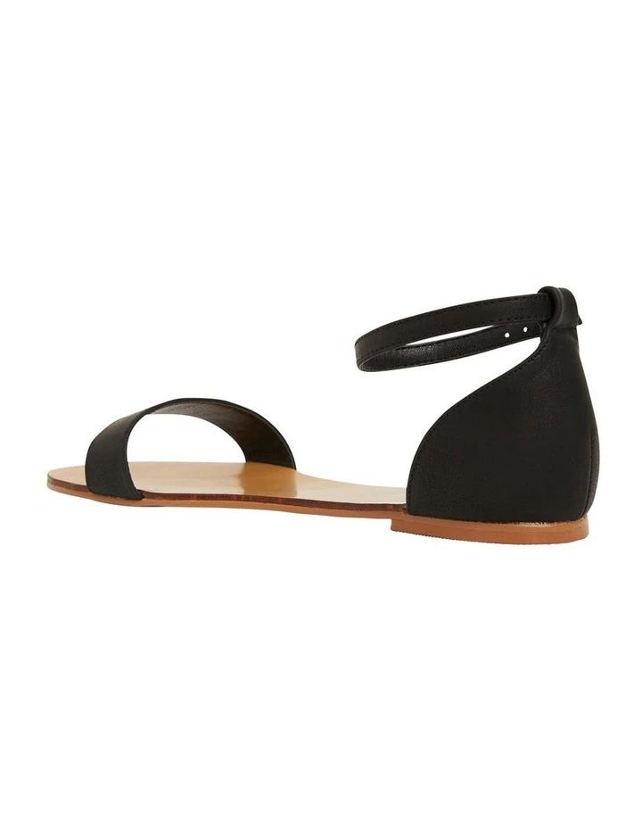 Ravella Babco Black Smooth Sandal 7 Ravella Babco Black Smooth Sandal - Image 7