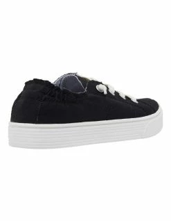 Ravella Mara Black Canvas Sneakers -Deals Shoes Store 822903580 4 720x928
