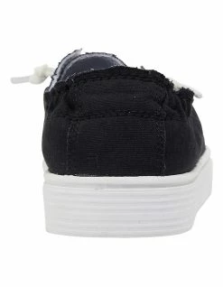 Ravella Mara Black Canvas Sneakers -Deals Shoes Store 822903580 5 720x928