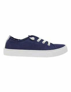 Ravella Mara Navy Canvas Sneakers
