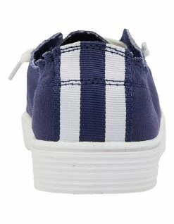 Ravella Mara Navy Canvas Sneakers -Deals Shoes Store 822903850 5 720x928