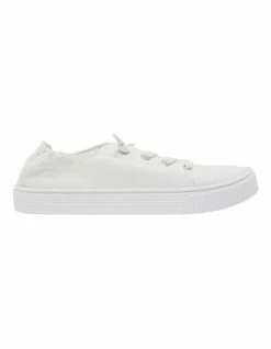 Ravella Mara White Canvas Sneakers