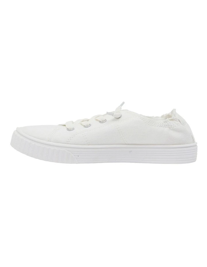 Ravella Mara White Canvas Sneakers 3 Ravella Mara White Canvas Sneakers - Image 3