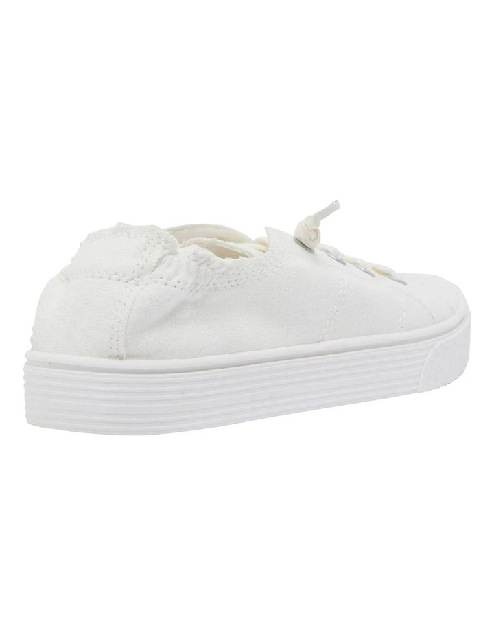 Ravella Mara White Canvas Sneakers 4 Ravella Mara White Canvas Sneakers - Image 4