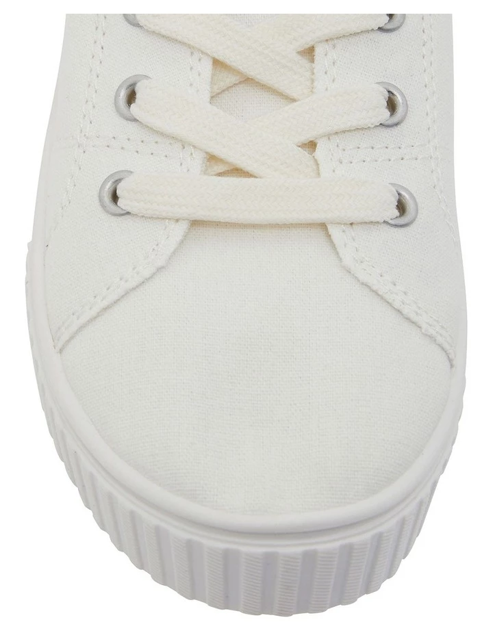 Ravella Mara White Canvas Sneakers 6 Ravella Mara White Canvas Sneakers - Image 6