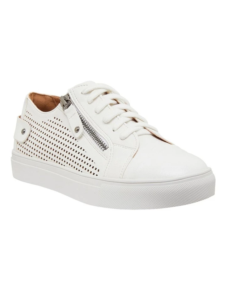 Ravella Romeo White Smooth Sneakers 2 Ravella Romeo White Smooth Sneakers - Image 2