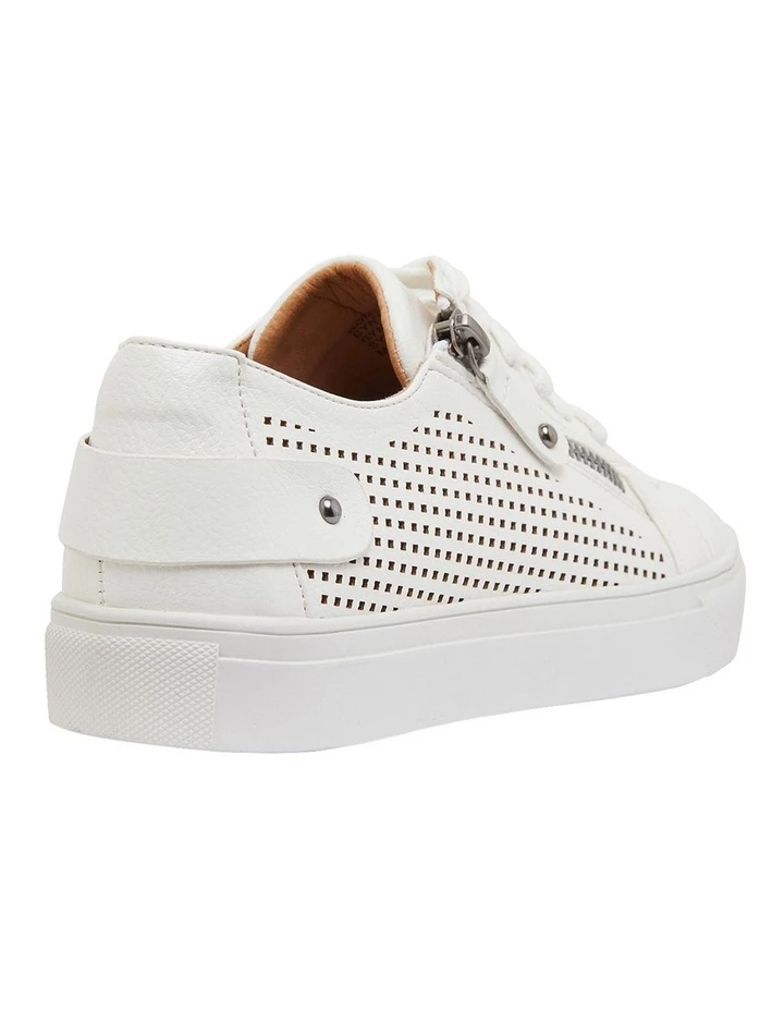 Ravella Romeo White Smooth Sneakers 4 Ravella Romeo White Smooth Sneakers - Image 4