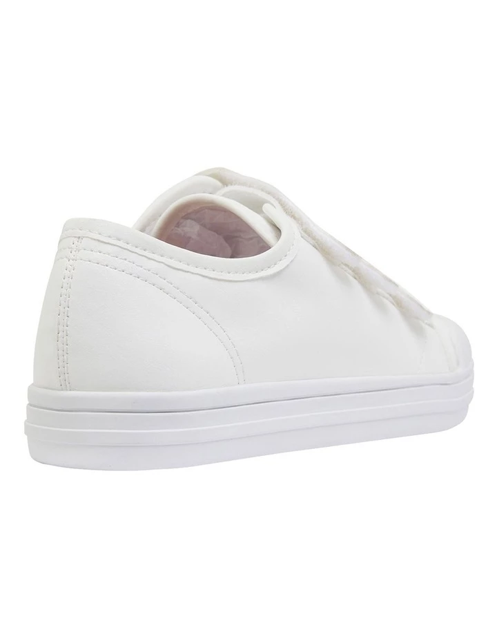 Ravella Veda White Smooth Sneakers 4 Ravella Veda White Smooth Sneakers - Image 4