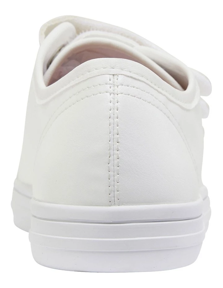 Ravella Veda White Smooth Sneakers 5 Ravella Veda White Smooth Sneakers - Image 5