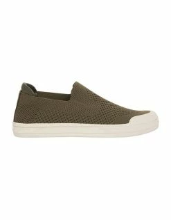 Ravella Veneto Khaki Fabric Sneakers