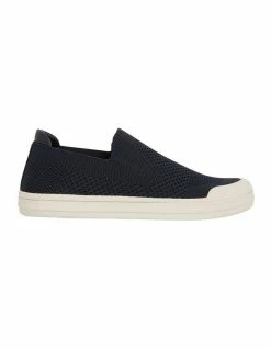 Ravella Veneto Navy Fabric Sneakers