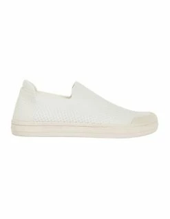 Ravella Veneto White Fabric Sneakers