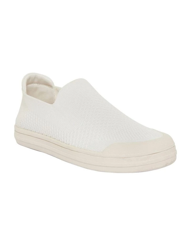 Ravella Veneto White Fabric Sneakers 2 Ravella Veneto White Fabric Sneakers - Image 2