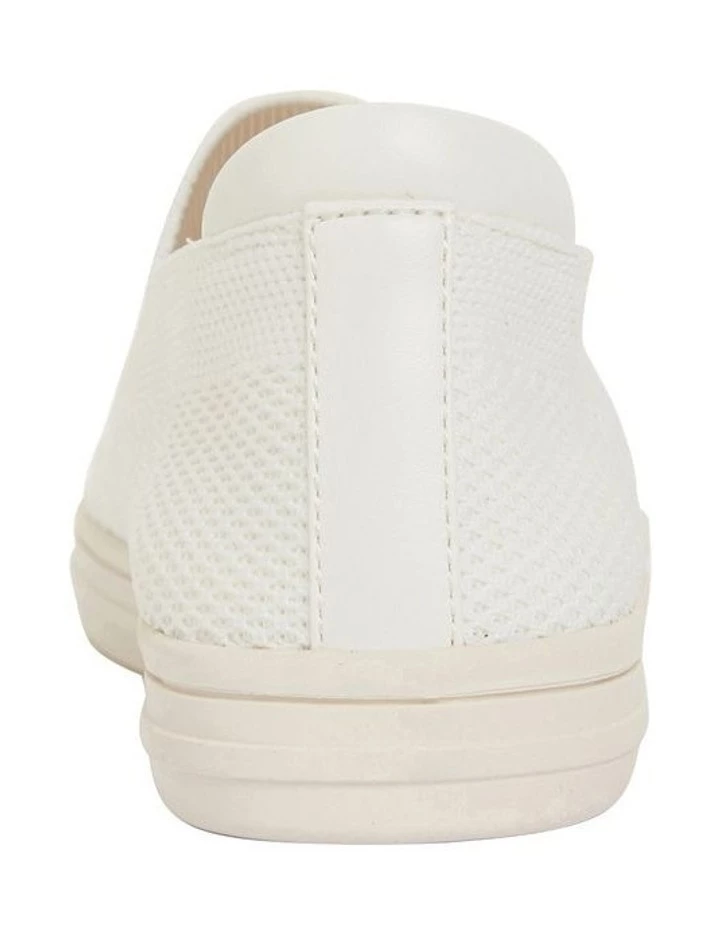 Ravella Veneto White Fabric Sneakers 5 Ravella Veneto White Fabric Sneakers - Image 5