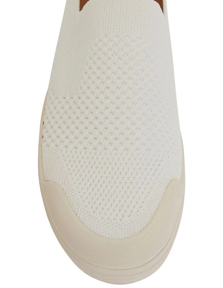 Ravella Veneto White Fabric Sneakers 6 Ravella Veneto White Fabric Sneakers - Image 6