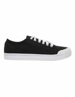 Ravella Ventura Black Canvas Sneakers