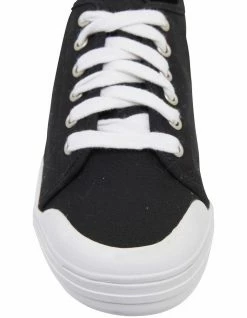 Ravella Ventura Black Canvas Sneakers -Deals Shoes Store 822919060 6 720x928