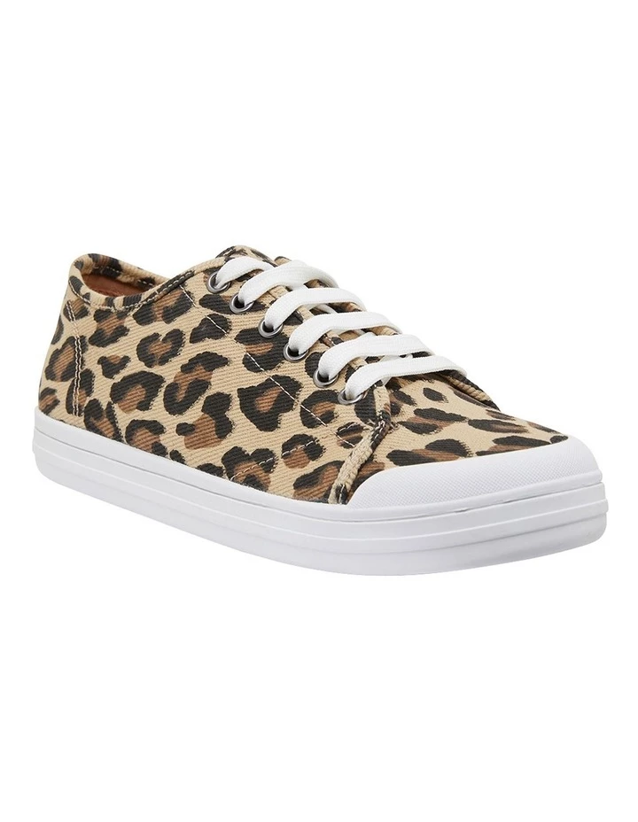 Ravella Ventura Leopard Canvas Sneakers 2 Ravella Ventura Leopard Canvas Sneakers - Image 2