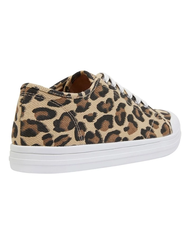 Ravella Ventura Leopard Canvas Sneakers 4 Ravella Ventura Leopard Canvas Sneakers - Image 4
