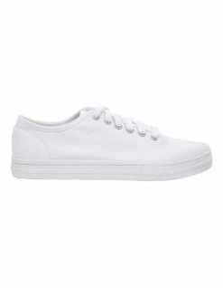 Ravella Ventura White Canvas Sneakers