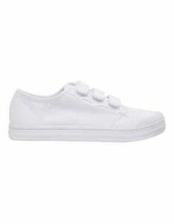 Ravella Vessie White Canvas Sneakers