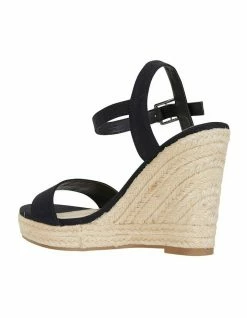 Ravella Amato Black Canvas Sandals -Deals Shoes Store 822924730 7 720x928