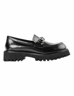 Tony Bianco Greer Black Hi Shine Casual Shoes