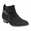 Planet Shoes Callista Planet Black Leather Ankle Boot