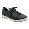 Planet Shoes Etta Black Leather Slip-on Sneaker