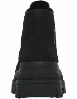 Windsor Smith Deserve Black Canvas Chunky Sneaker Boot -Deals Shoes Store 825334390 6 720x928