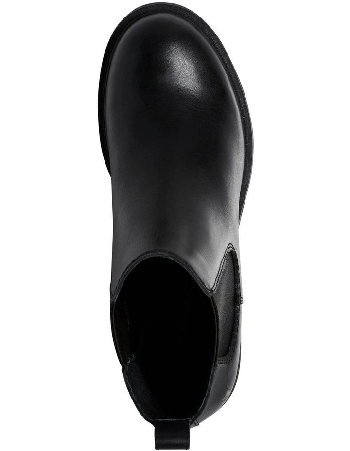 Windsor Smith Thrills Black Leather Heeled Chelsea Boot 3 Windsor Smith Thrills Black Leather Heeled Chelsea Boot - Image 3
