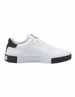Puma Cali Perf White Leather Lace-Up Sneaker -Deals Shoes Store 825591520 3 720x928