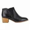 Hush Puppies Cayman Black Ankle Boot