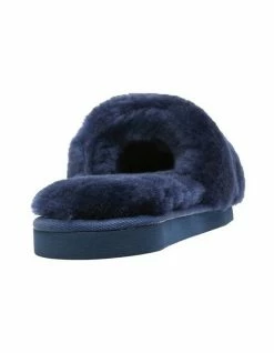 Hush Puppies Lust Midnight Lambswool Slides Slipper -Deals Shoes Store 825761170 3 720x928