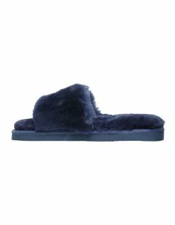 Hush Puppies Lust Midnight Lambswool Slides Slipper -Deals Shoes Store 825761170 5 720x928