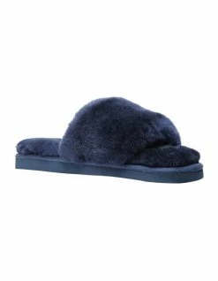 Hush Puppies Lust Midnight Lambswool Slides Slipper -Deals Shoes Store 825761170 6 720x928