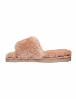 Hush Puppies Lust Blush Lambswool Slides Slipper -Deals Shoes Store 825761260 3 720x928