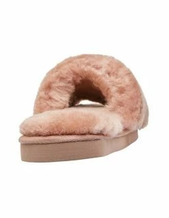 Hush Puppies Lust Blush Lambswool Slides Slipper -Deals Shoes Store 825761260 4 720x928