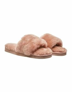 Hush Puppies Lust Blush Lambswool Slides Slipper -Deals Shoes Store 825761260 7 720x928