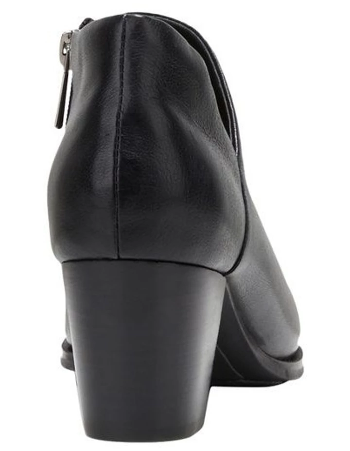 Hush Puppies Shanty Black Ankle Boot 4 Hush Puppies Shanty Black Ankle Boot - Image 4