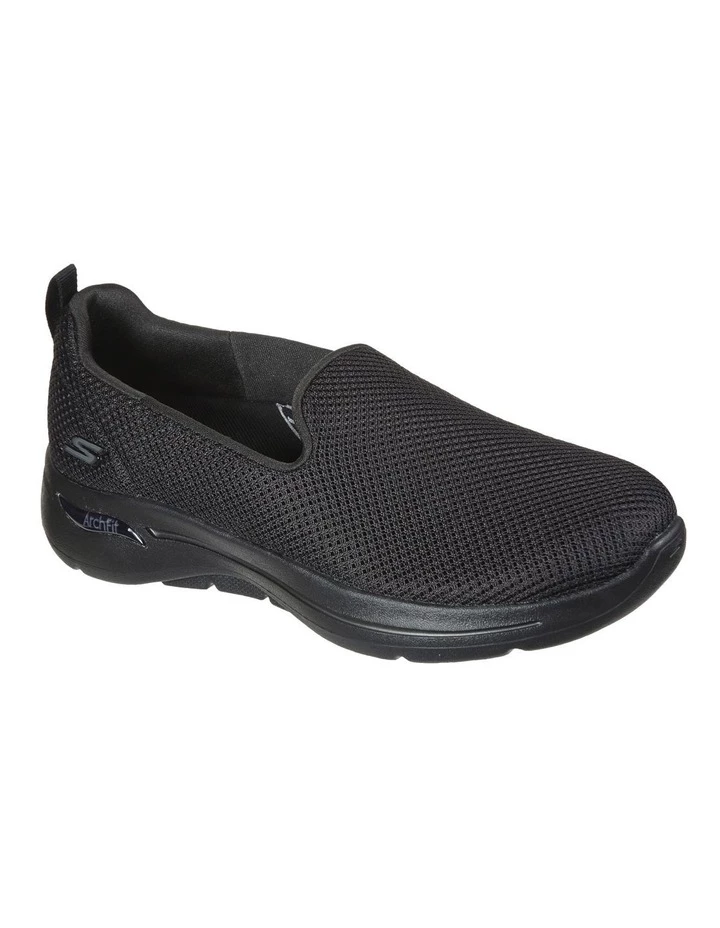 Skechers GoWalk Arch Fit Black Mesh Slip-on Sneaker 1 Skechers GoWalk Arch Fit Black Mesh Slip-on Sneaker