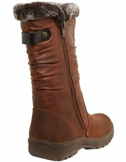 Easy Steps Element Tan Micro Boot -Deals Shoes Store 827198380 4 720x928