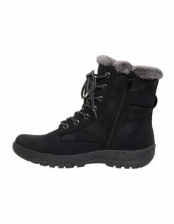 Easy Steps Elf Black Micro Boot -Deals Shoes Store 827198470 3 720x928