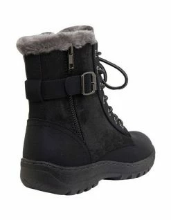 Easy Steps Elf Black Micro Boot -Deals Shoes Store 827198470 4 720x928