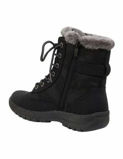 Easy Steps Elf Black Micro Boot -Deals Shoes Store 827198470 7 720x928