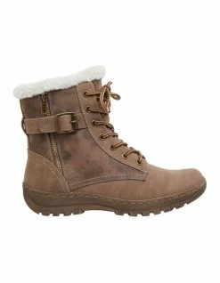 Easy Steps Elf Taupe Micro Boot