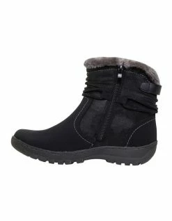 Easy Steps Eskimo Black Micro Boot -Deals Shoes Store 827269210 3 720x928